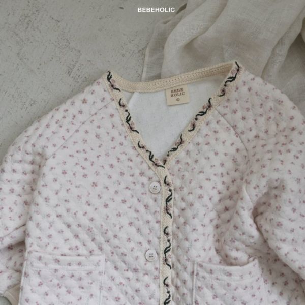 溫柔小花開衫外套 Bebe holic Korea
