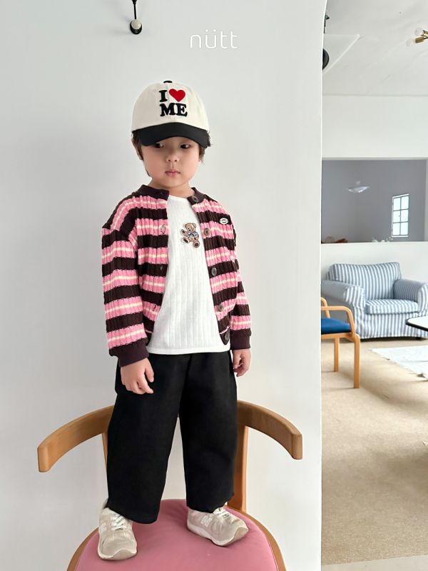 寬版休閒牛仔質感長褲 