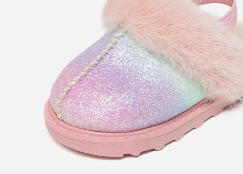 華麗的閃亮亮毛毛拖 