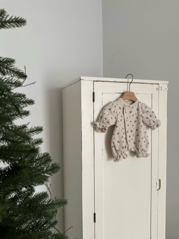 小碎花純棉寶寶連身裝 Monbebe Korea,monbebe,laurababy,laurabebe,小仙女童裝,童裝代購,仙女媽咪衣櫥,蘿菈衣櫥