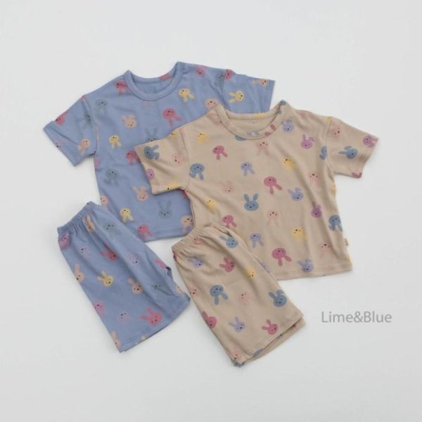 韓國LIME&BLUE大人款小兔兔居家服 親子睡衣,