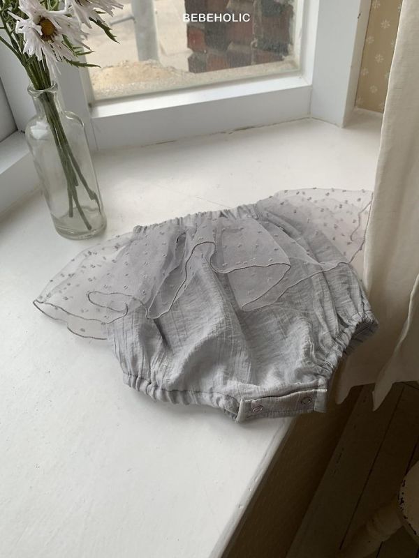 雪點寶寶包屁紗裙 Bebe holic Korea,韓國童裝,韓國Bebe holic,奶茶系寶寶,女寶穿搭