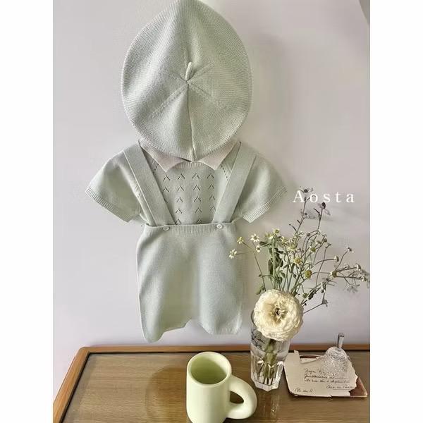 現貨 學院風針織質感上衣 吊帶 