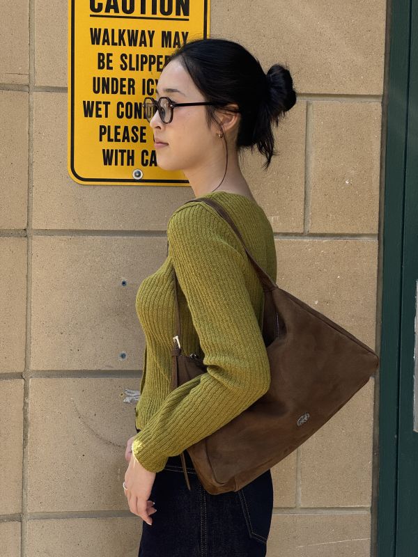 Arden Bag 單肩牛皮絨面革(附小包) 