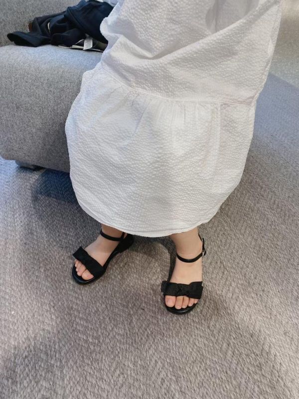 親子鞋系列 緞帶蝴蝶結涼鞋 