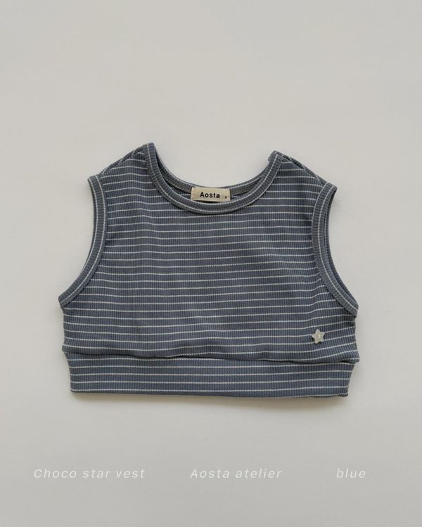 橫紋基本款短版百搭小背心 