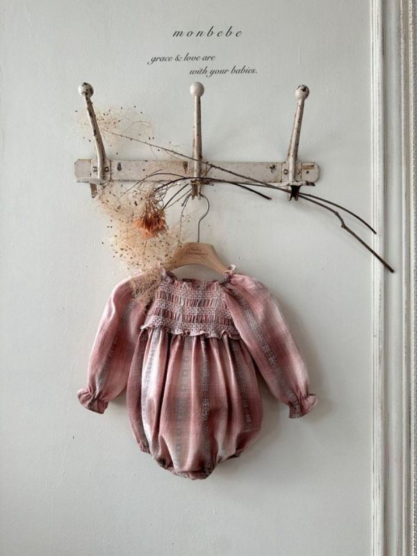 秋天的日落 親子系列寶寶包屁款 monbebe korea,韓國童裝,Monbebe,韓國Monbebe童裝