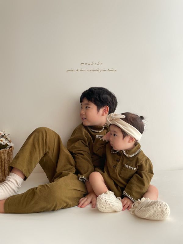 路易斯法式考邊棉褲 