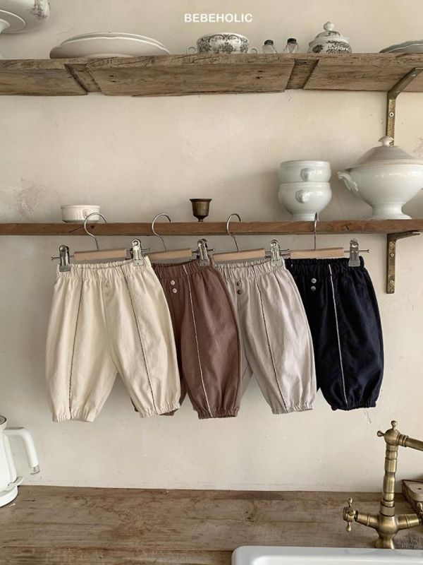 帥氣奶茶系縮口褲 Bebe holic Korea,Bebe holic,童裝,男童穿搭