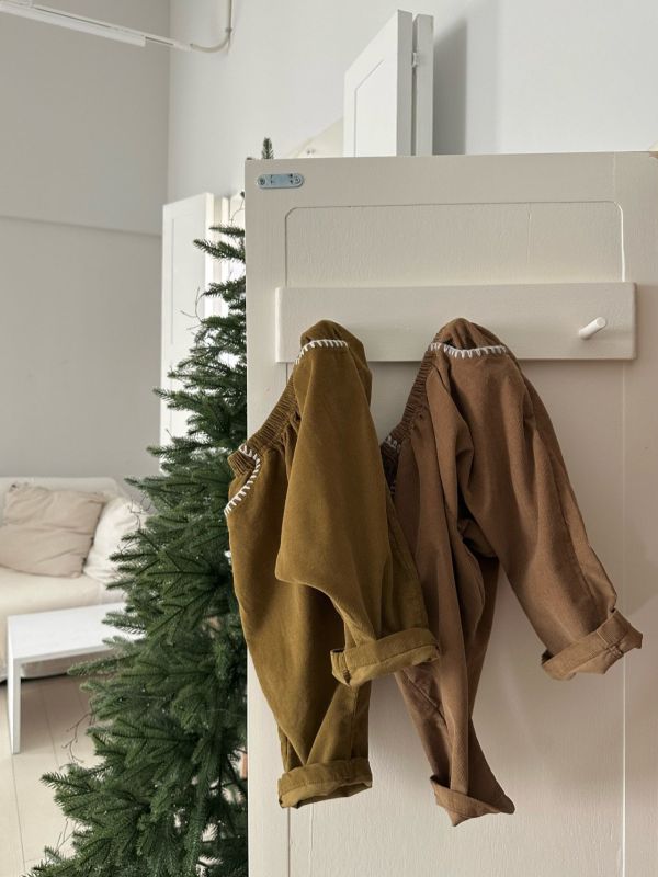 路易斯法式考邊棉褲 