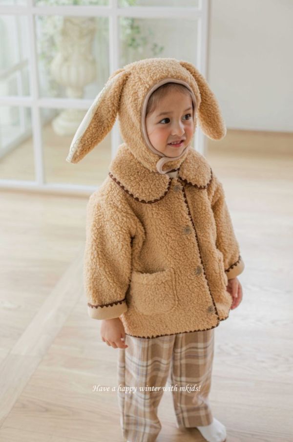 小兔子軟萌保暖帽 