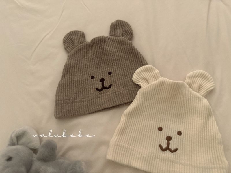 現貨 熊寶寶微笑嬰兒帽 laurababy