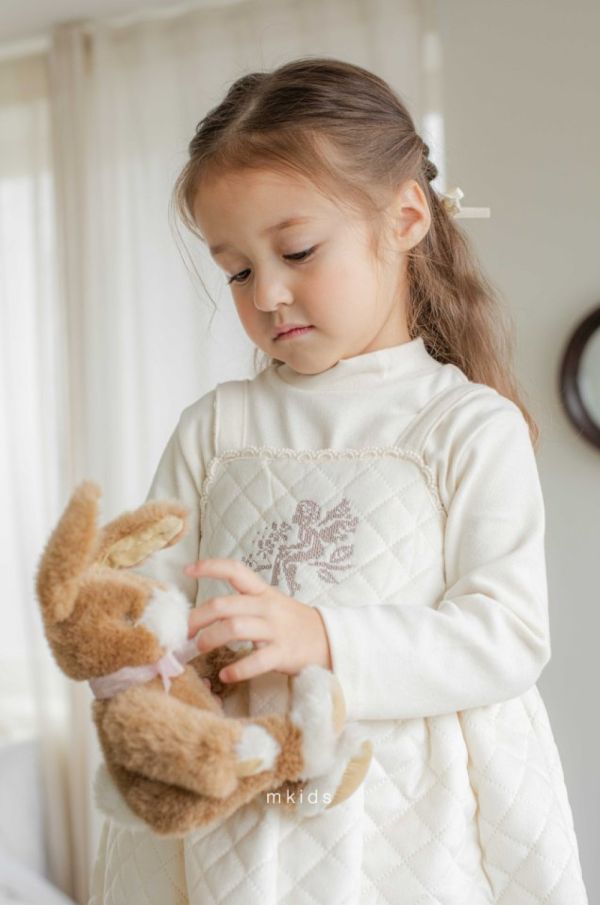 暖暖菱格紋背心裙 