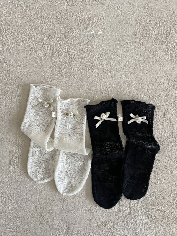小花透紗 襪襪 / 內搭褲 