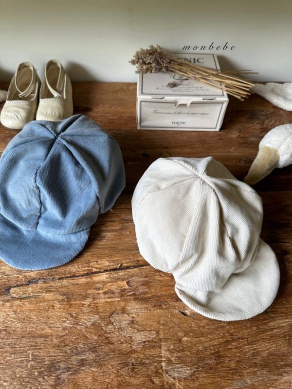 燈芯絨報童帽帽 