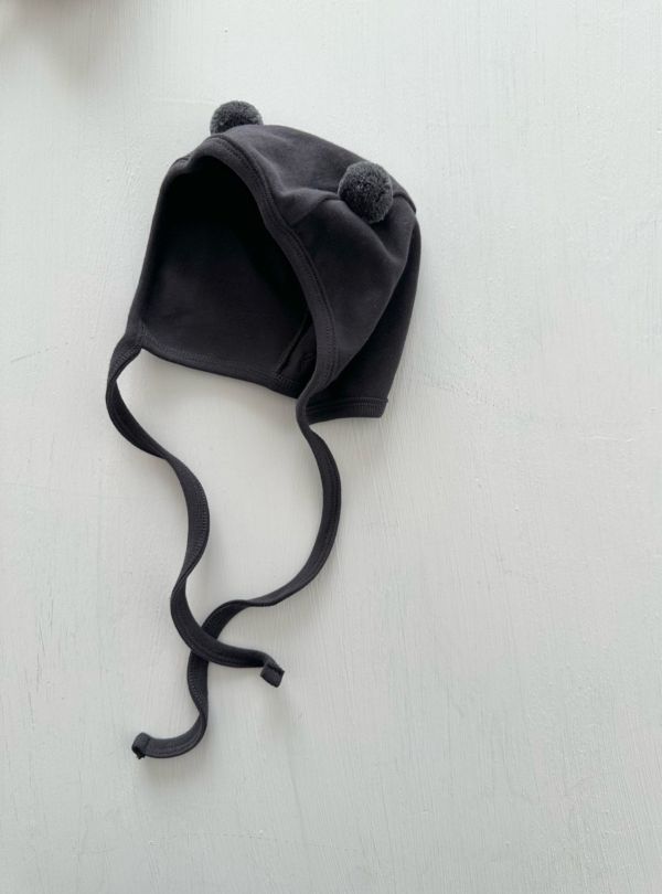 毛茸茸綁繩帽 Monbebe Korea,monbebe,laurababy,laurabebe,韓國童裝,法式
童裝