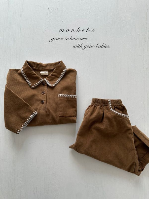 路易斯法式考邊棉褲 