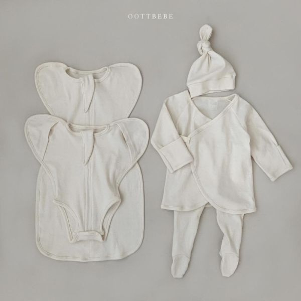 韓國有機棉防驚嚇新生兒包巾 半身包巾 