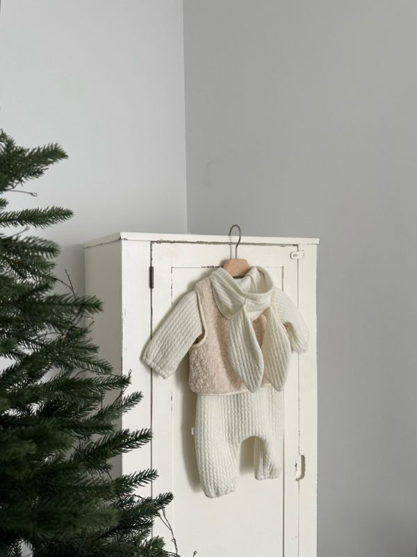 熊寶寶暖呼呼口袋背心 