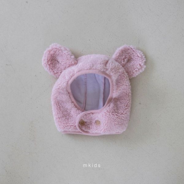 可愛熊寶寶毛茸帽 小熊頭套