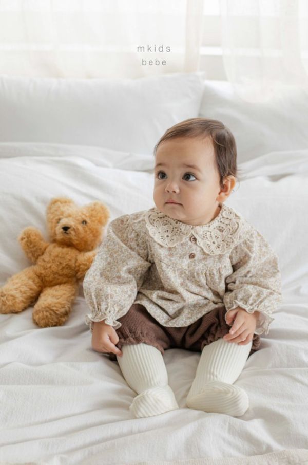 田園小碎花套裝 