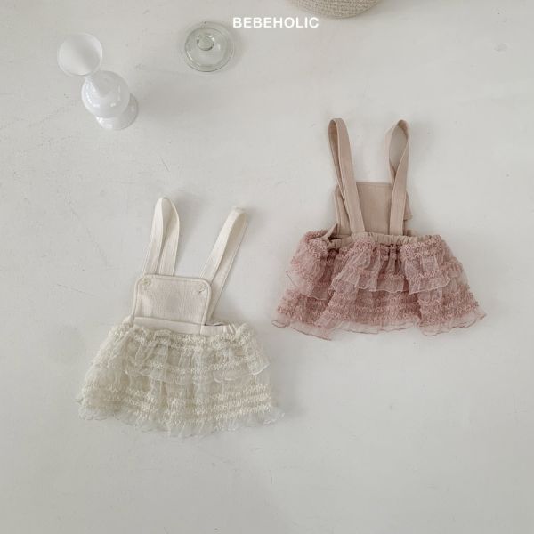 拼接吊帶公主蓬蓬裙 姊妹裝 