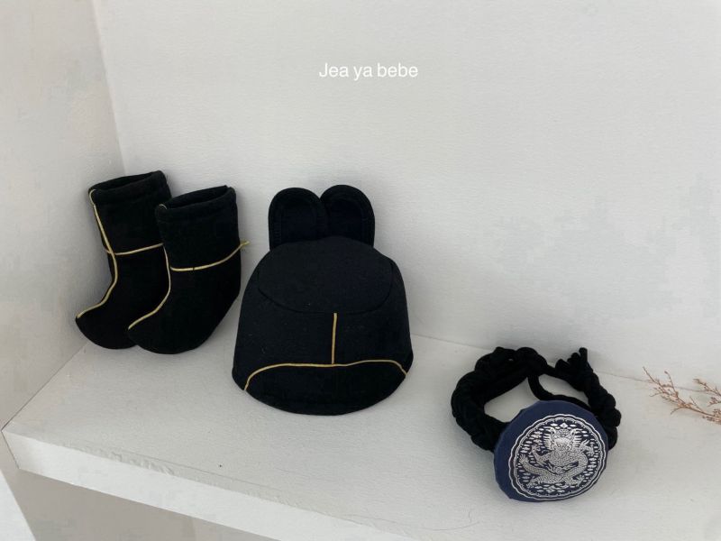 韓服配件系列 手工金絲王儲帽 靴 