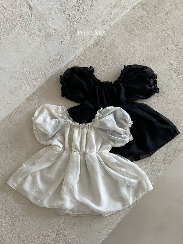 愛心泡泡洋裝 姊妹裝 