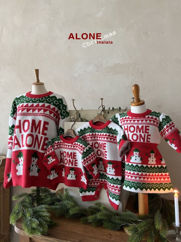 Bebe - 親子系列 HOME ALONE 寶寶連身裝 THE LALA KOREA