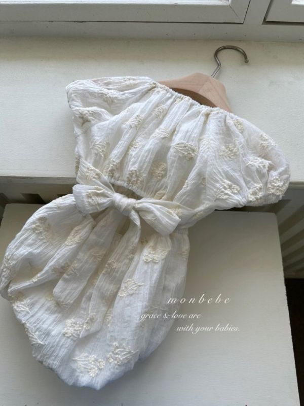 親子系列 Hydrangea泡泡袖洋裝 包屁衣 母女裝 