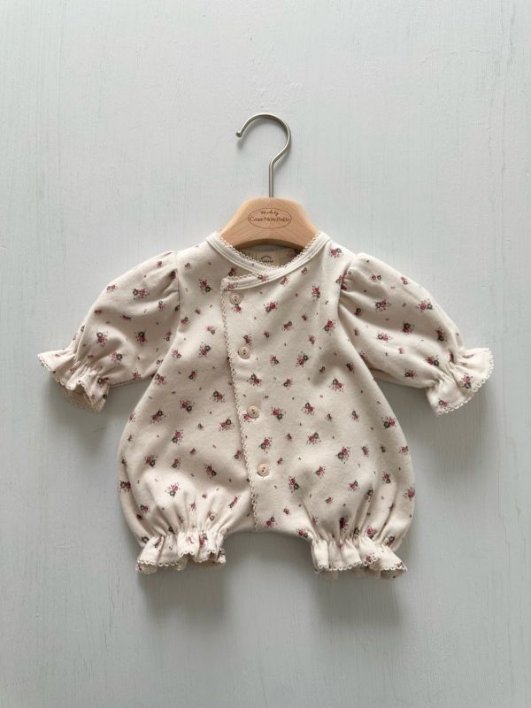 小碎花純棉寶寶連身裝 Monbebe Korea,monbebe,laurababy,laurabebe,小仙女童裝,童裝代購,仙女媽咪衣櫥,蘿菈衣櫥