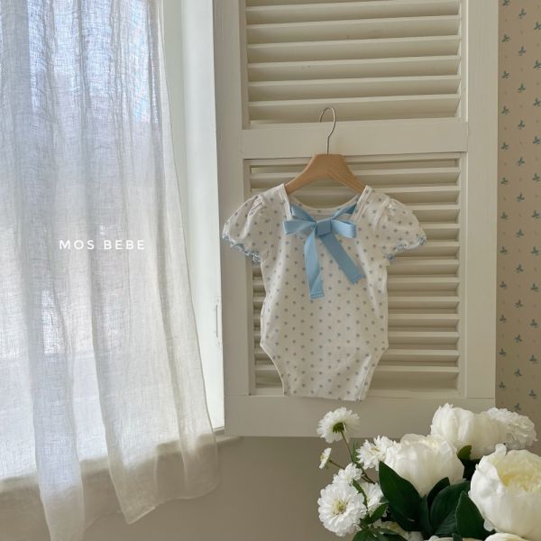 碎花蝴蝶結領口包屁衣 姊妹裝 