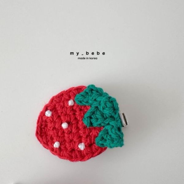 草莓髮夾（2入） 