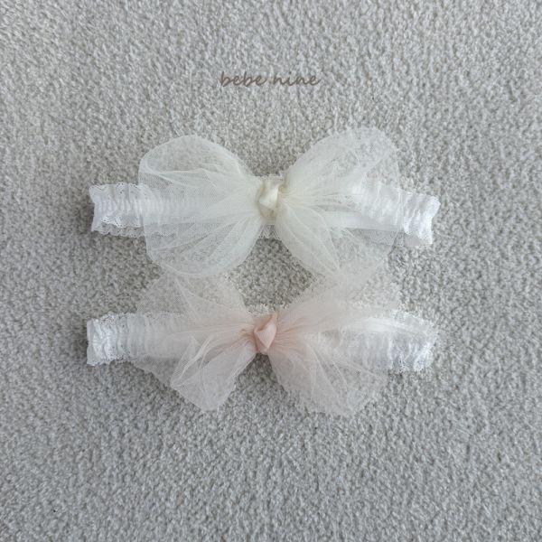 透紗蝴蝶結髮帶 可愛小配件 