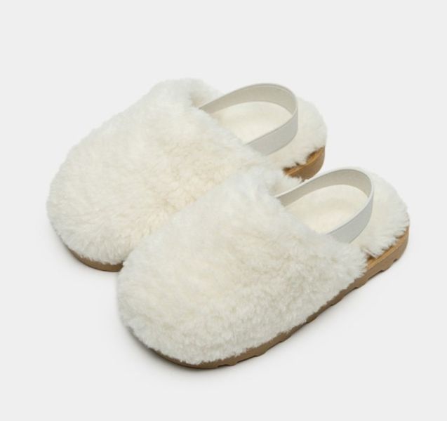 冬季必備毛毛拖 後鬆緊設計 La stella korea,laurababy,蘿菈衣櫥