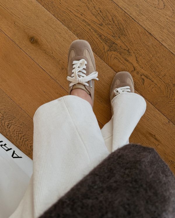 Comfor Sneakers 韓國拿鐵色德訓鞋日常百搭 sketch in love,韓國女鞋推薦,