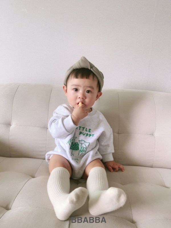 LITTLE PUPPY 可愛親子裝 長袖衛衣 親子裝,BBABBA,大學T,韓國童裝,BBABBA Korea