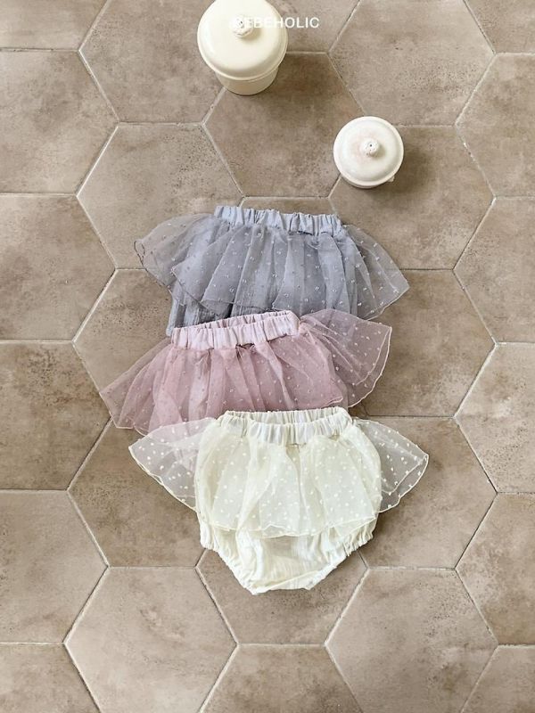雪點寶寶包屁紗裙 Bebe holic Korea,韓國童裝,韓國Bebe holic,奶茶系寶寶,女寶穿搭