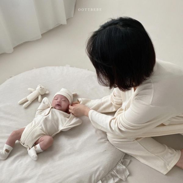 韓國有機棉防驚嚇新生兒包巾 半身包巾 