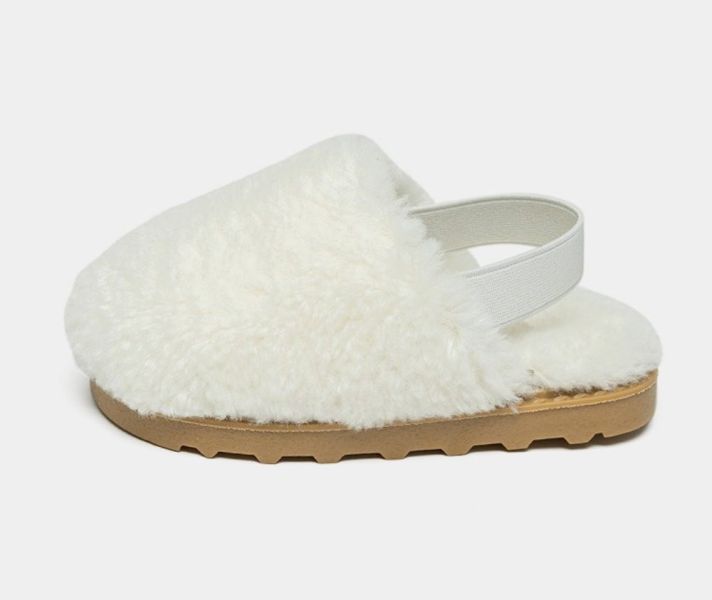 冬季必備毛毛拖 後鬆緊設計 La stella korea,laurababy,蘿菈衣櫥