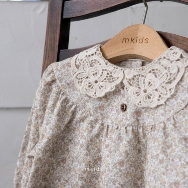 田園小碎花套裝 