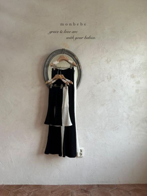 母女系列 春季薄款版型好看喇叭褲 