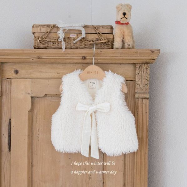 軟綿綿奶油背心 