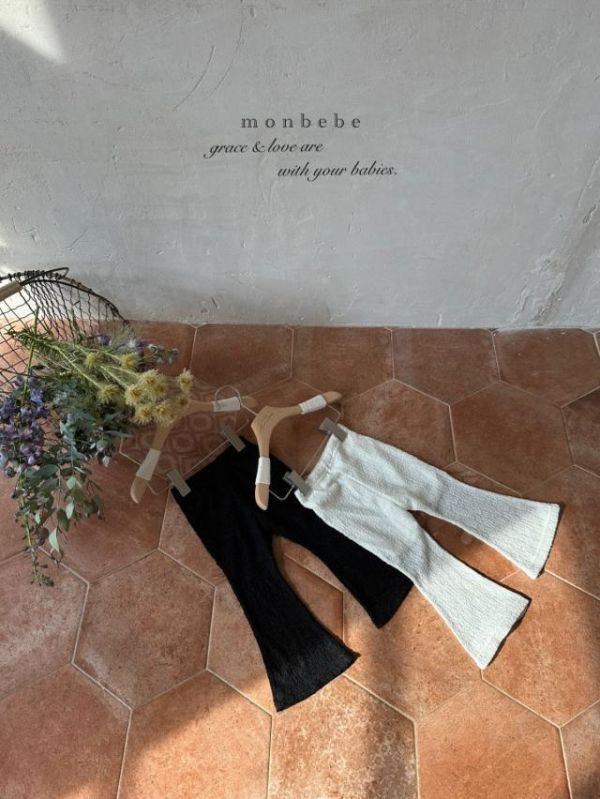 母女系列 春季薄款版型好看喇叭褲 