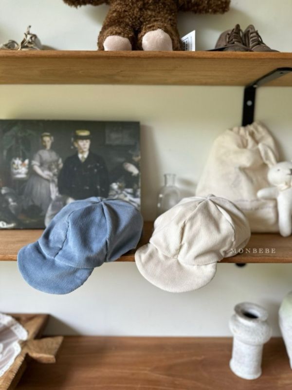 燈芯絨報童帽帽 