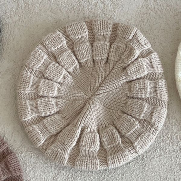 軟糯針織貝雷帽 寶寶貝雷帽,秋季穿搭