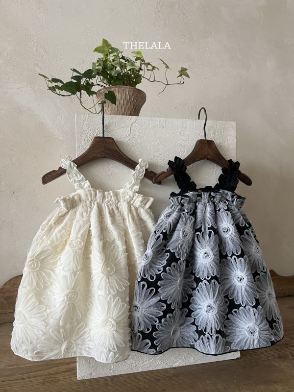 雛菊紗花花洋裝 姊妹裝 