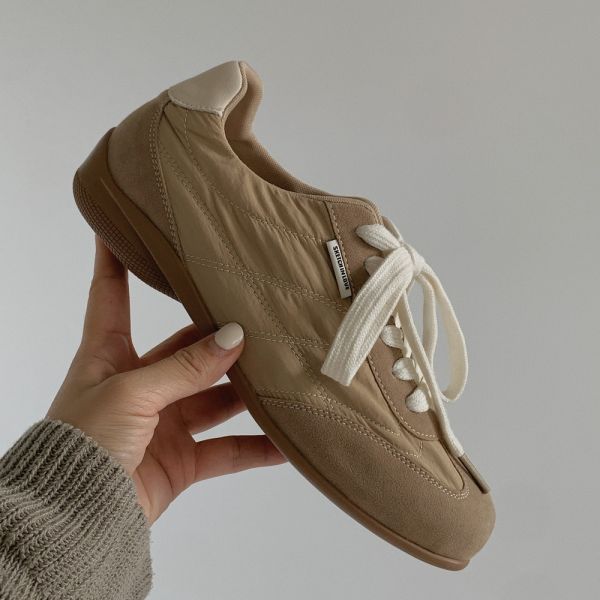 Comfor Sneakers 韓國拿鐵色德訓鞋日常百搭 sketch in love,韓國女鞋推薦,