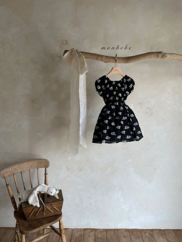 親子系列 Hydrangea泡泡袖洋裝 包屁衣 母女裝 