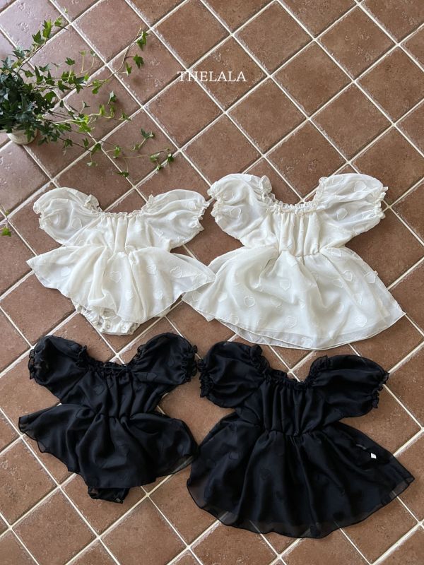 愛心泡泡洋裝 姊妹裝 